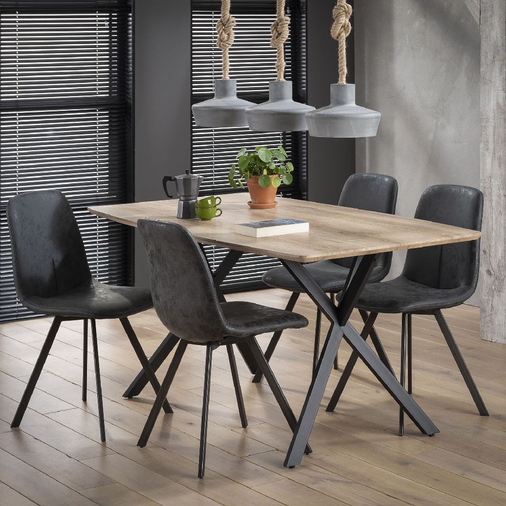 Table sam 160 / 90 oval 3d chene antique / destock fin de serie