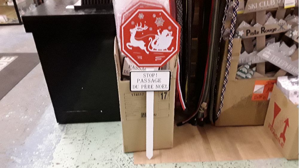 Pancarte bois stop pn 90cm