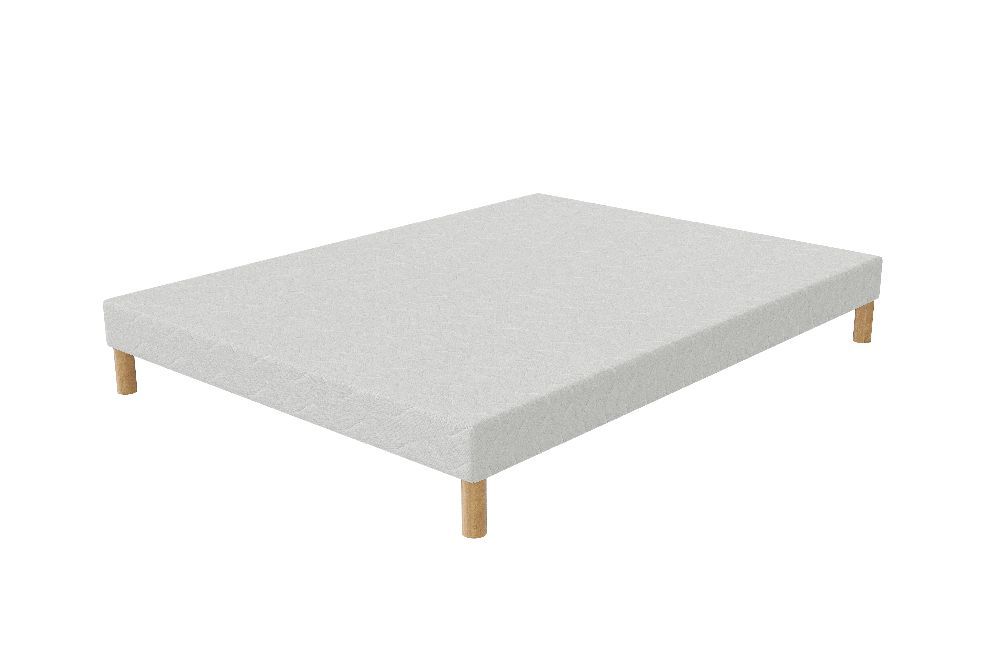 Sommier tapissier 140*190 + pieds bois