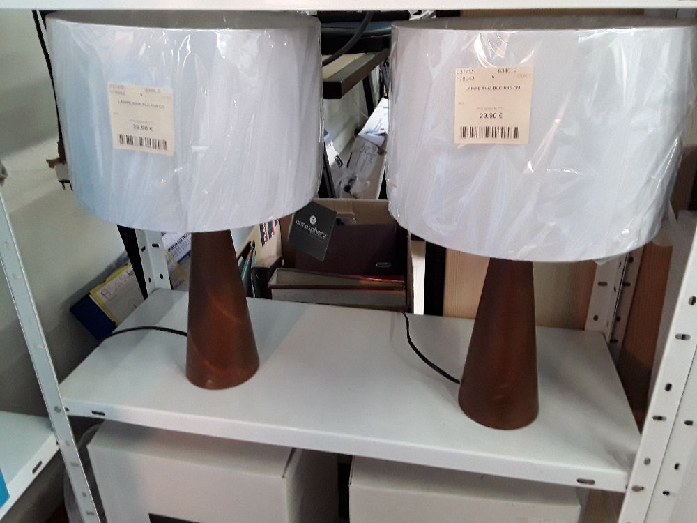 Lampe aina blc h46 cm