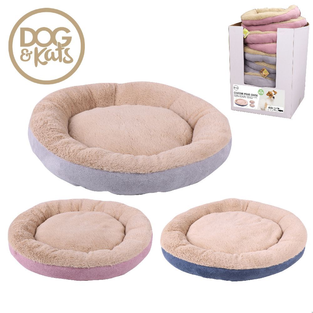 Chien / chat coussin d54 cm 3 couleurs