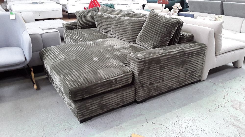 Canape d angle quebec corner tissu lincoln / tillia
