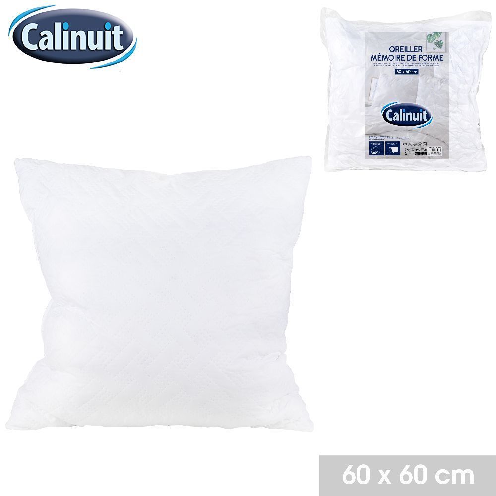 Oreiller memoire de forme 60x60cm