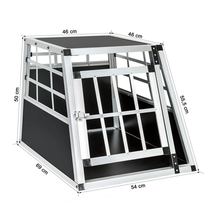 Cage de transport pour chiens sécurisée 54 x 69 x 50 cm / destock