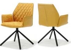 Fauteuil george jaune / destock