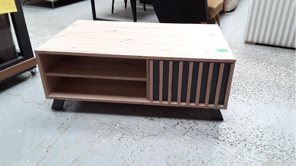 Table basse medan chene artisan / anthracite 1 p