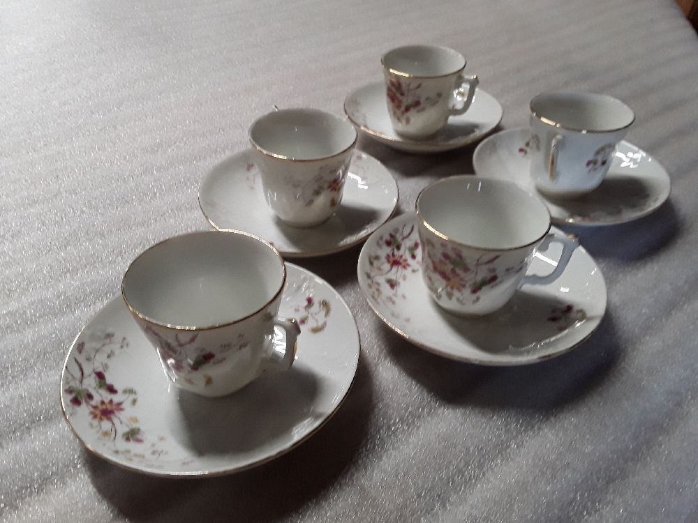 Tasses café x5