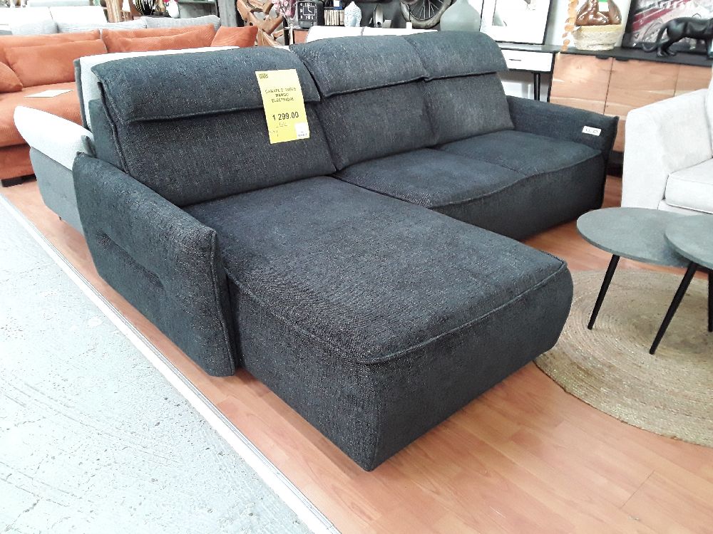 Canape d angle mango electrique / destock fin de serie