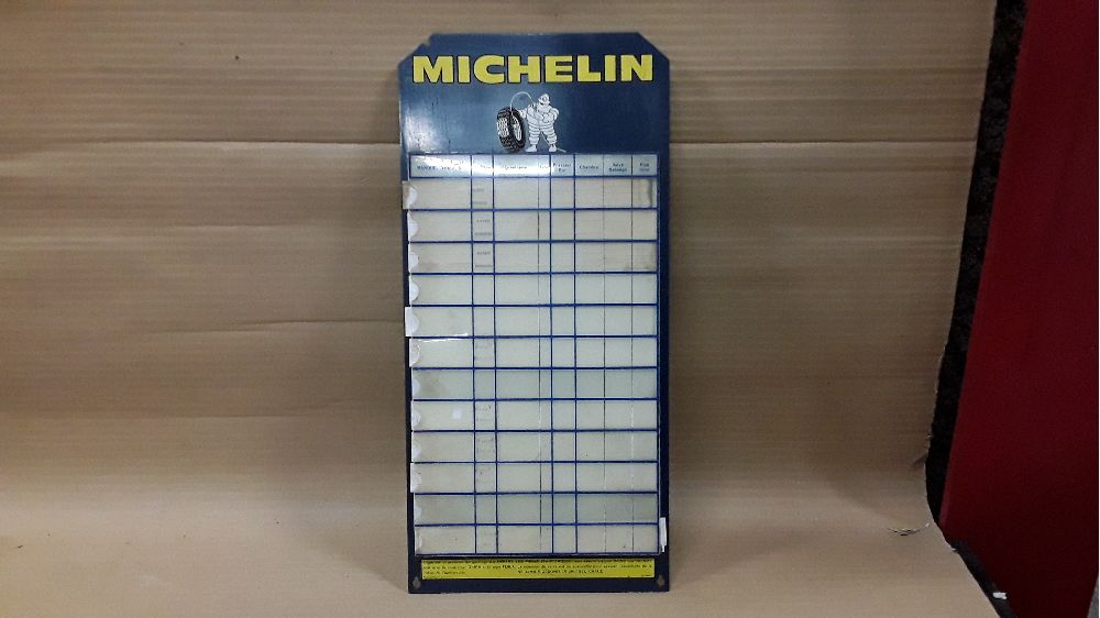 Plaque pneus michelin vintage