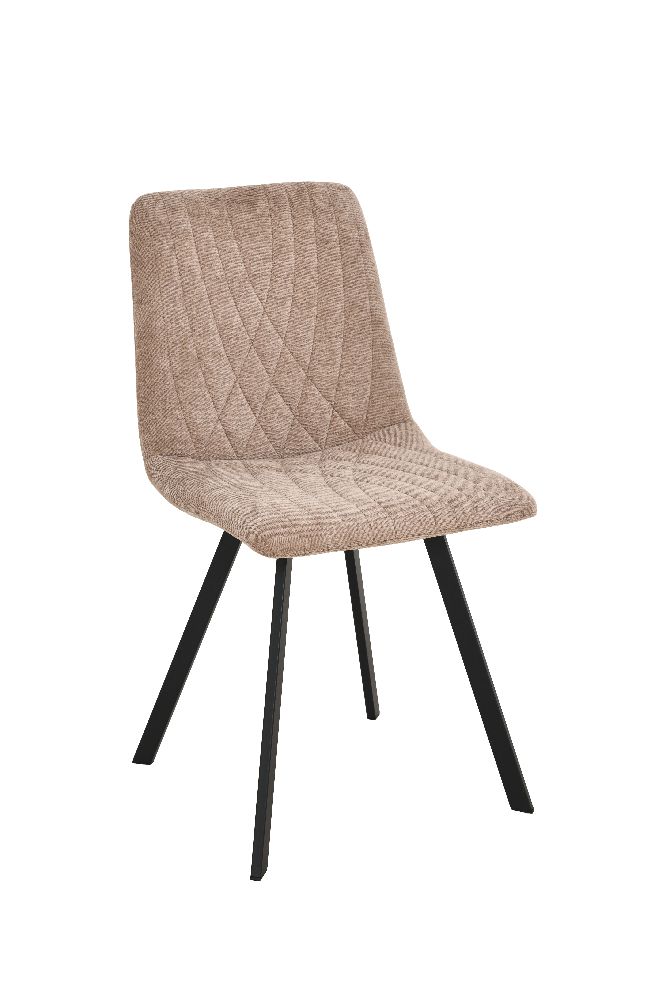 Chaise maid tissu maloy34 marron 45*55*88*50
