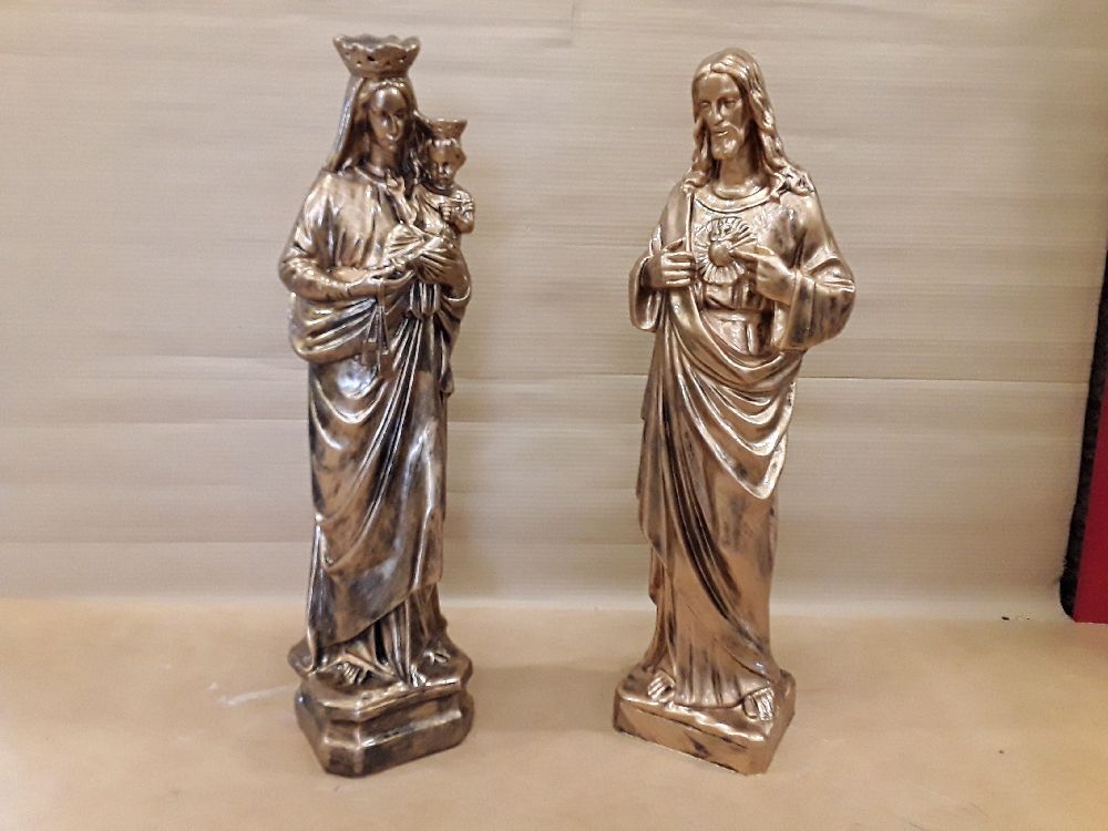 Statue religieuse 80cm doré