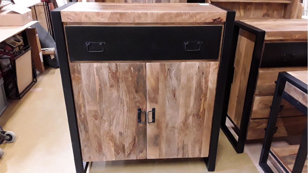 Buffet manguier et metal 100*40*115