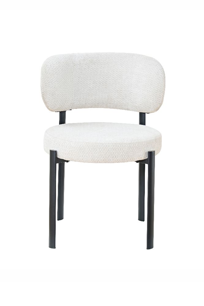 Chaise fera gris pied metal noir 61*56*79*47