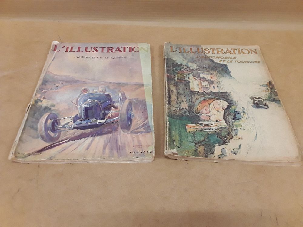 Livre ancien l'illustration automobile