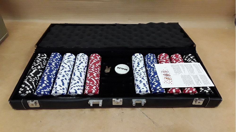Mallette de jetons poker