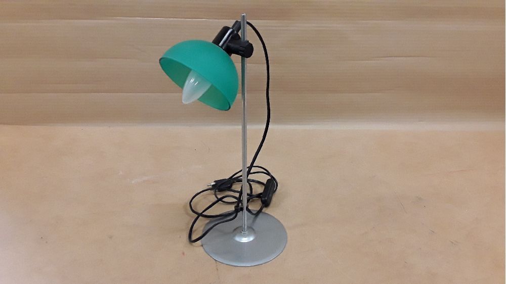 Lampe bureau cloche verte