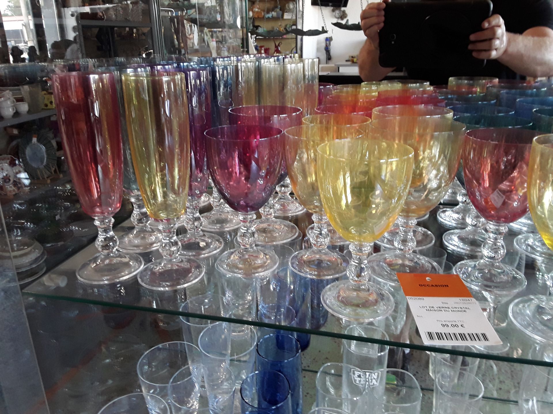 Lot de verre crystal maison du monde