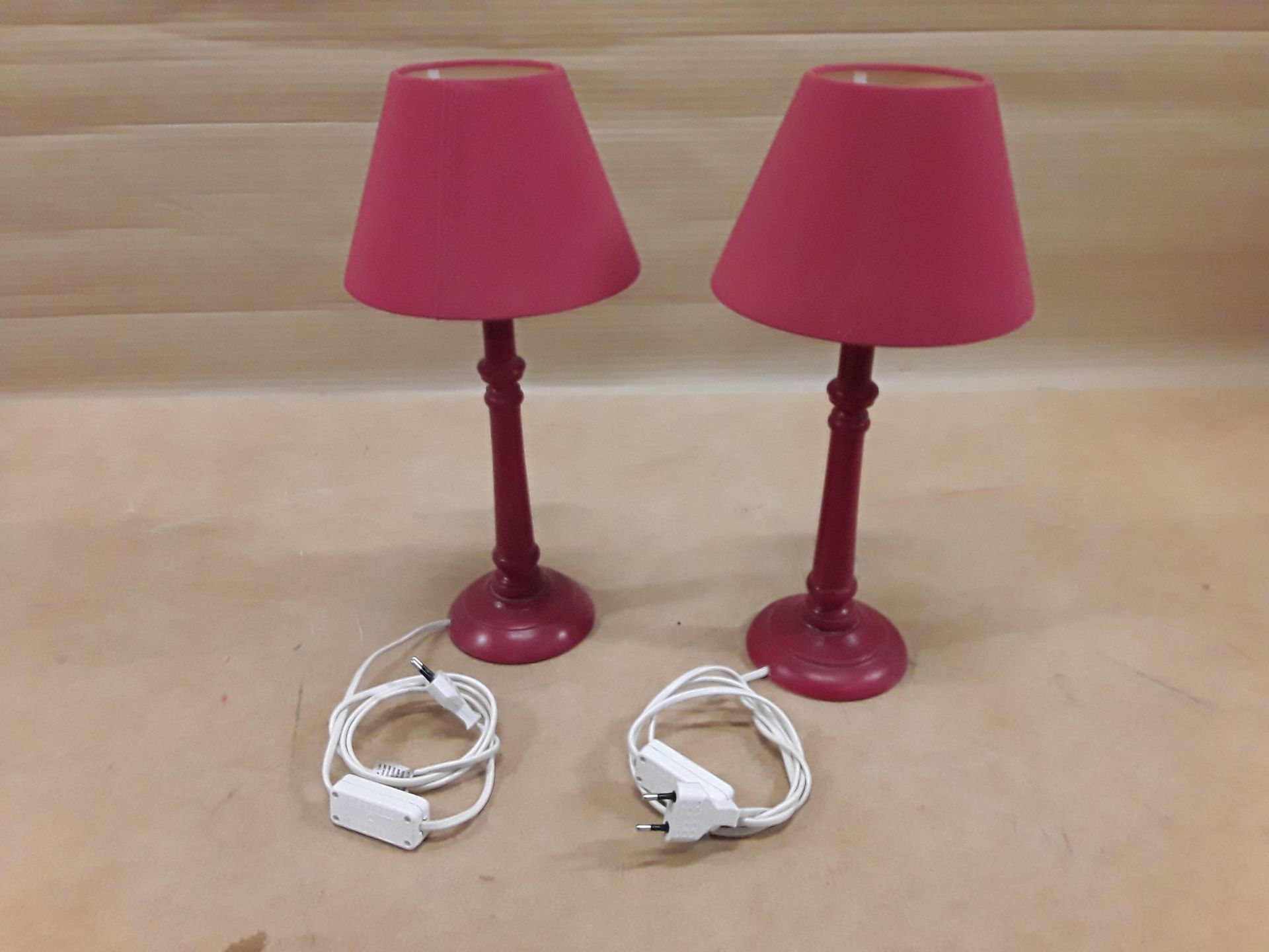 Lampe de chevet rouge pm