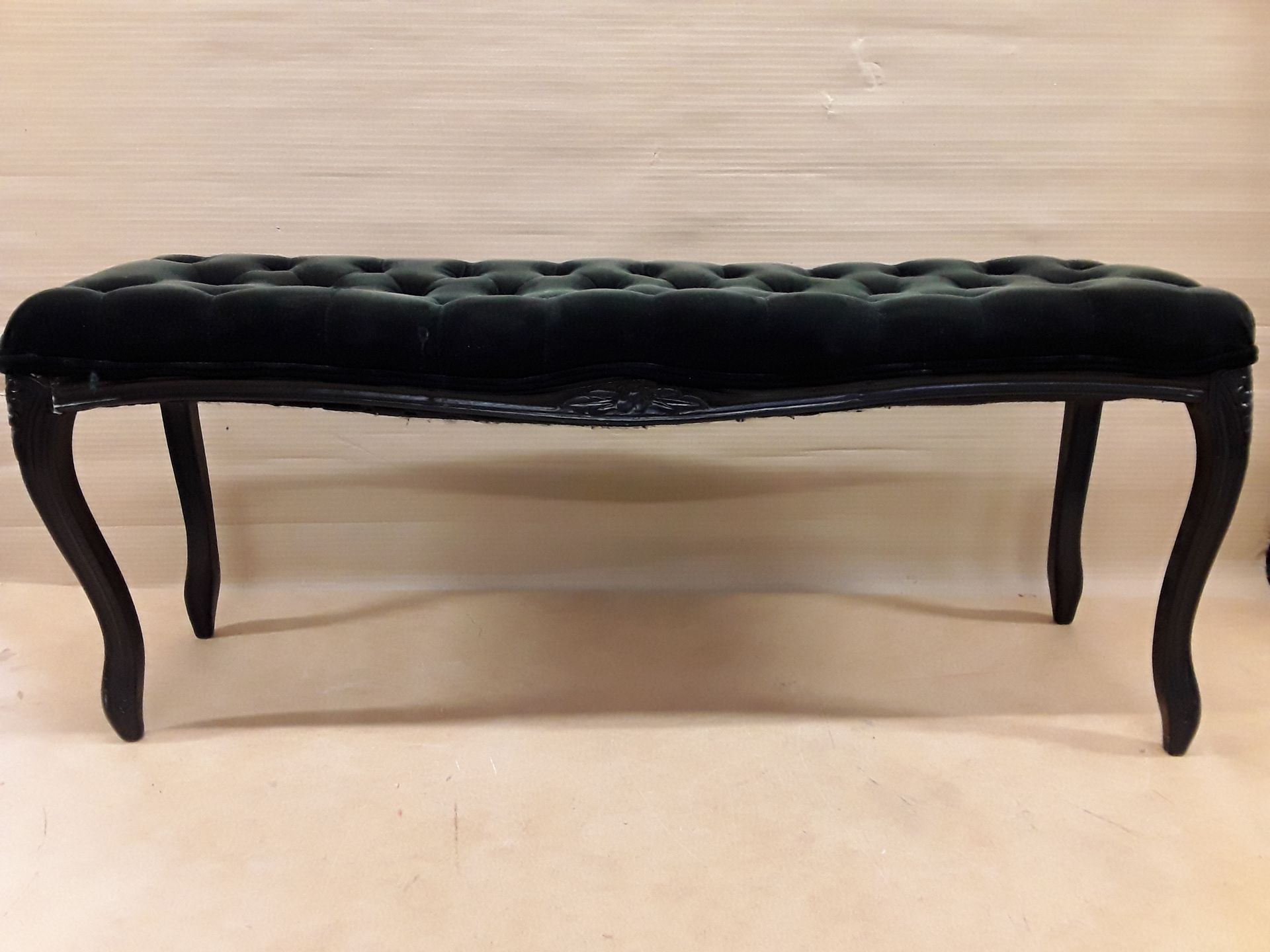 Banc baroque noir