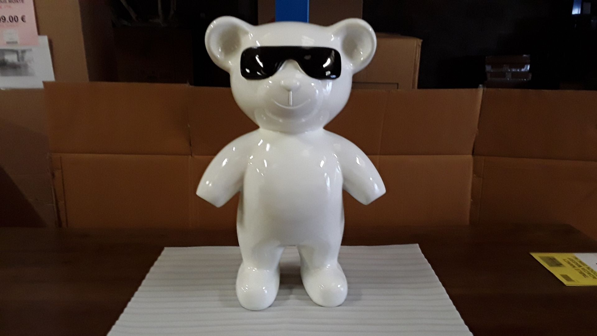Ourson debout lunettes