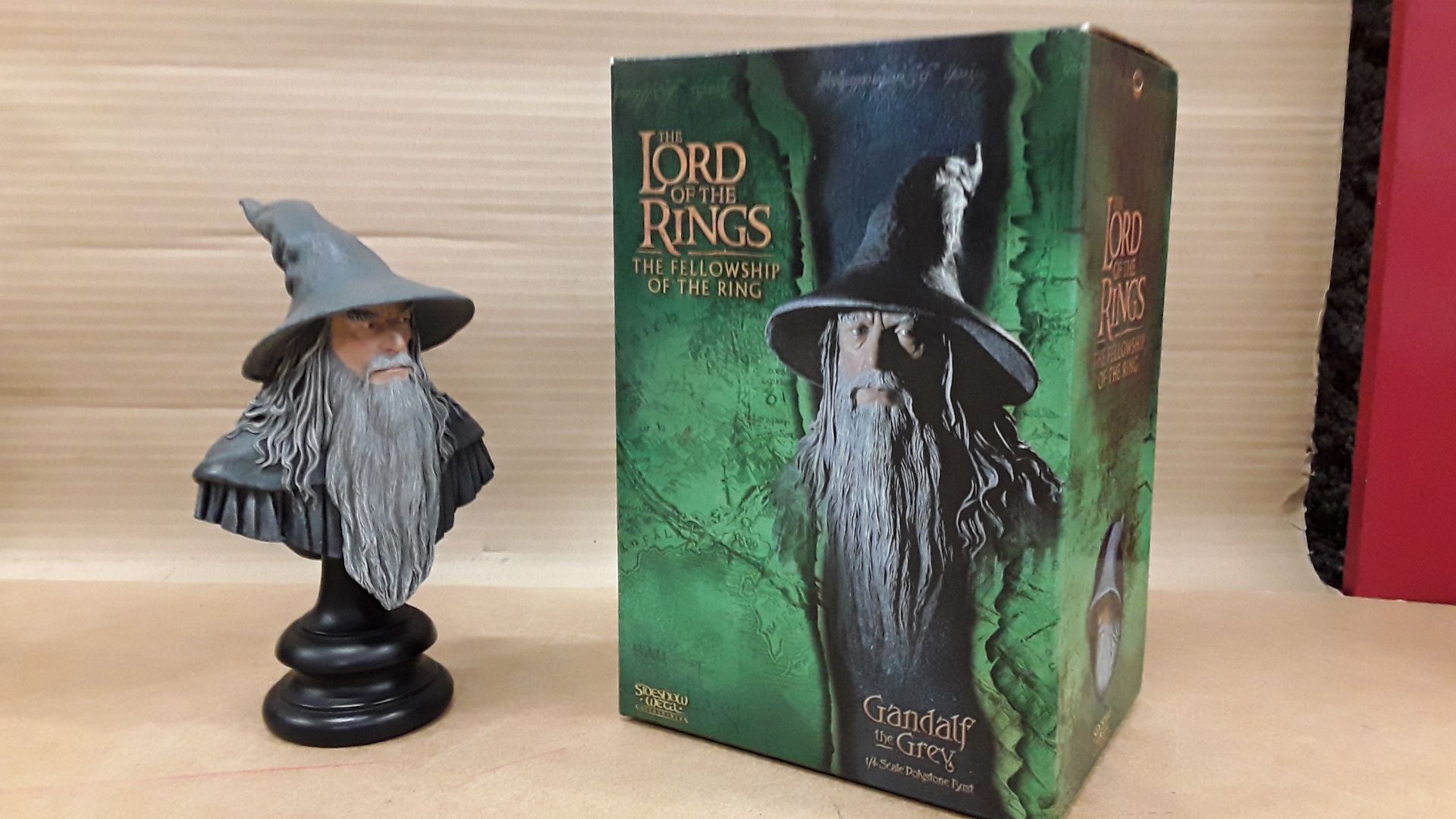 Buste resine sideshow gandalf seigneur des anneaux