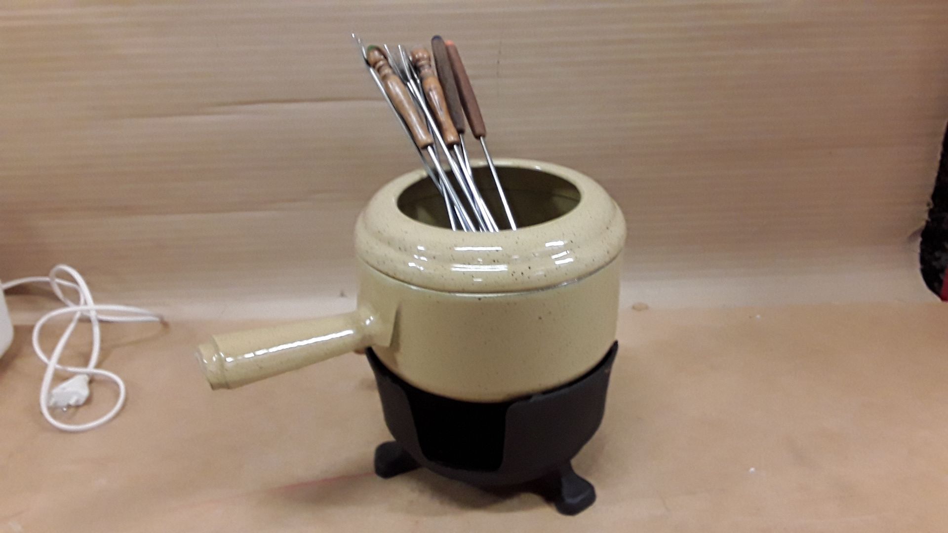 Service à fondue fonte