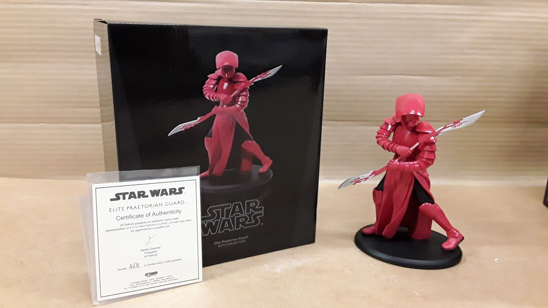 Praetorian guard resine star wars attakus numérotée