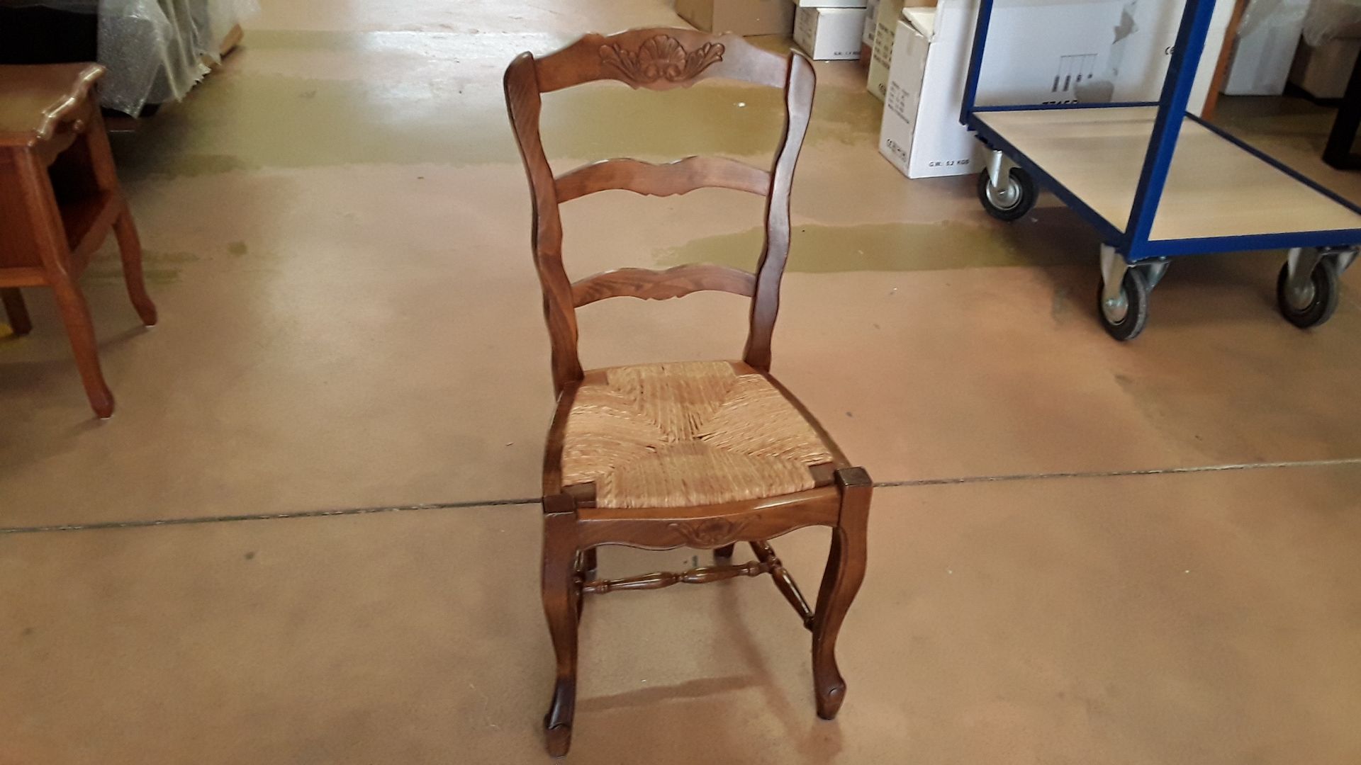 Chaise paillee