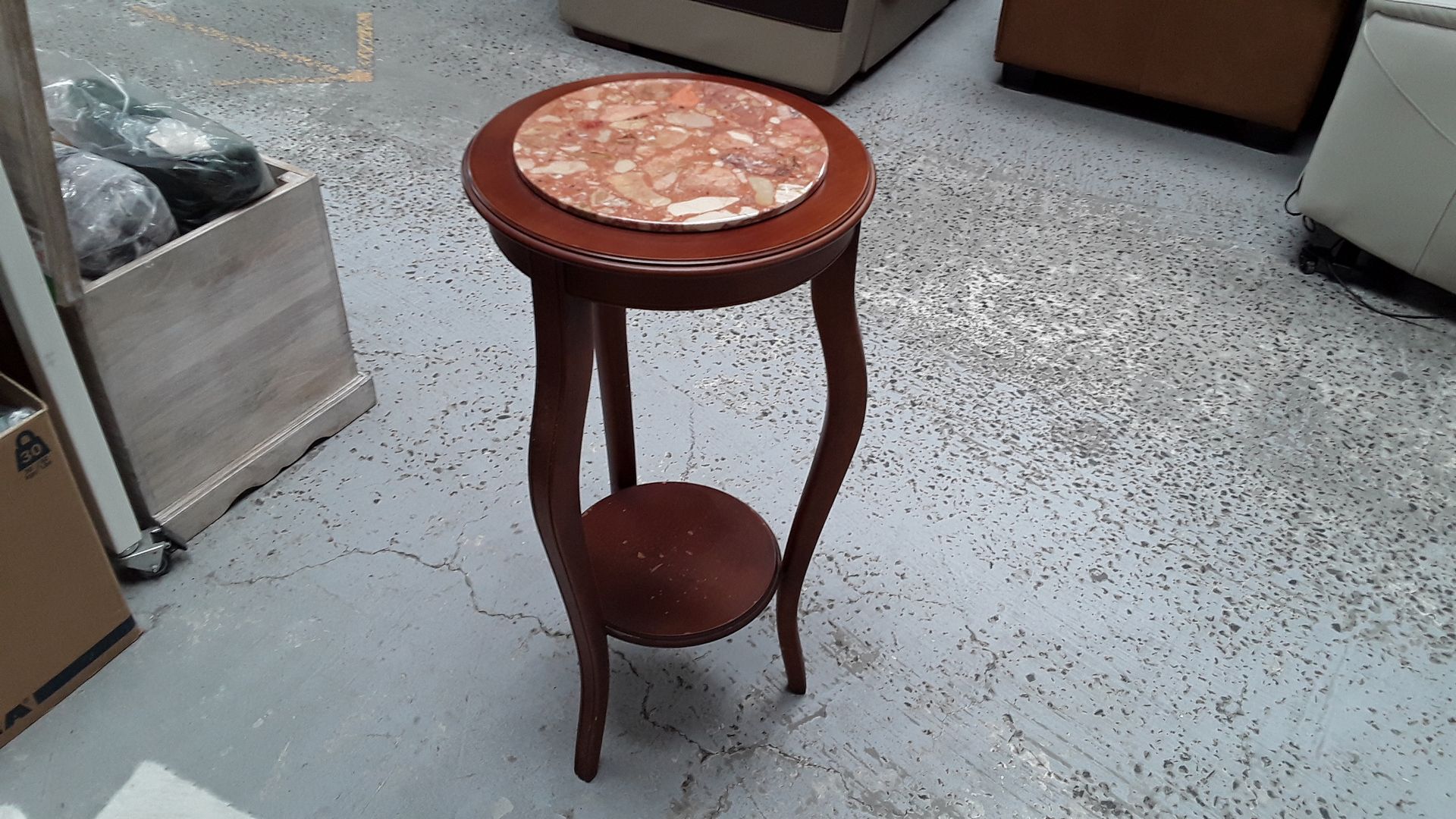 Gueridon marbre
